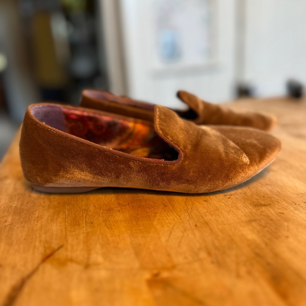 Birdies The Starling velvet flats